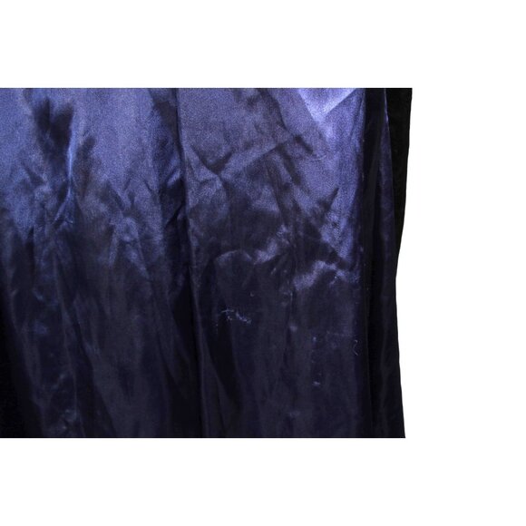 Vintage Y2K JEANNIE NITRO Black Velvet Whimsy Gothic Cloak Long Jacket sz M /005 - Picture 9 of 11